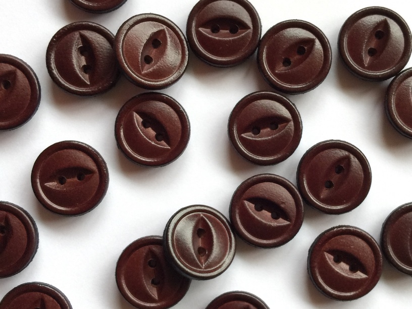 Leather buttons TextileGarden