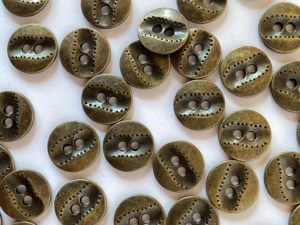 Rustic Metal Buttons - Large